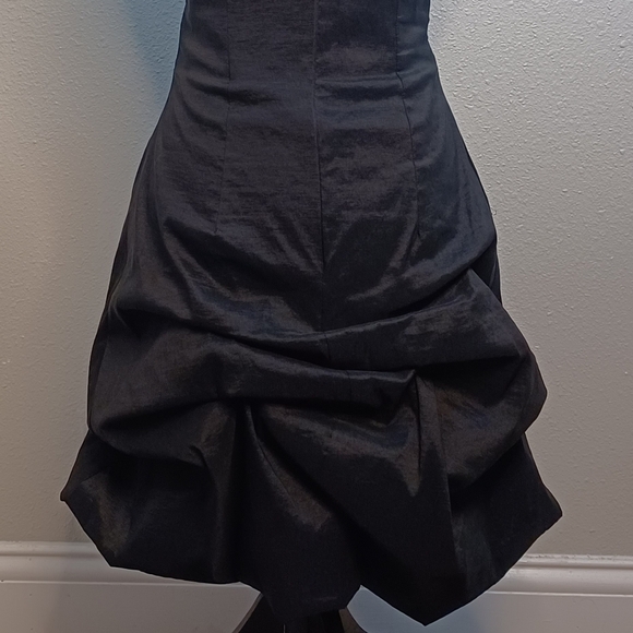 Gunne Sax Vintage Evening Y2K Bubble Hem Strapless Short Dress - Picture 8 of 16